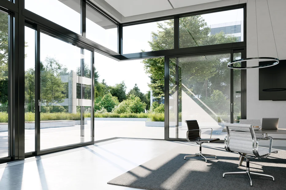 Fenêtres d&rsquo;angle : une solution moderne. Inspirations et aménagements